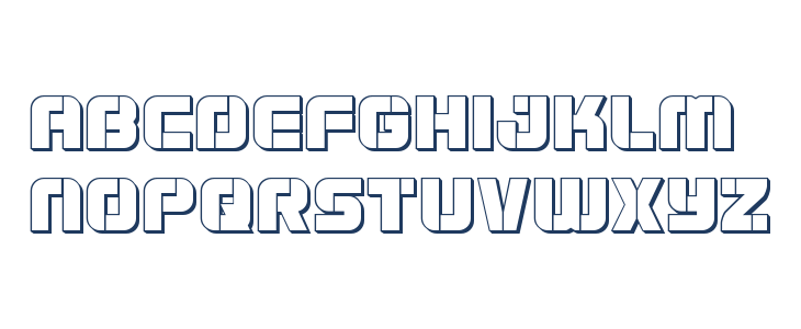 Super Submarine 3D Lowercase