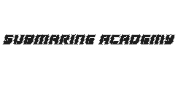 Super Submarine Academy Italic Logo