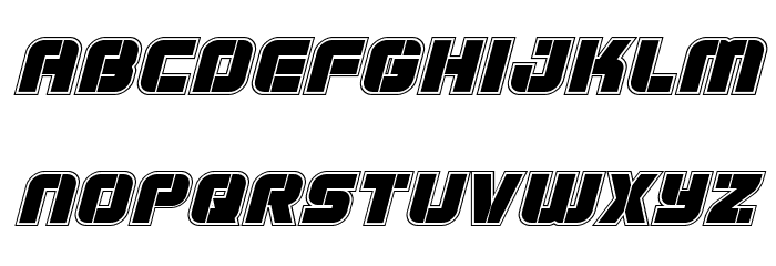 Super Submarine Academy Italic Font LOWERCASE