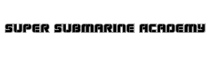 Super Submarine Academy  Free Fonts Download
