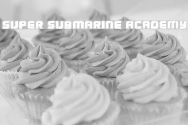 Super Submarine Academy Font examples