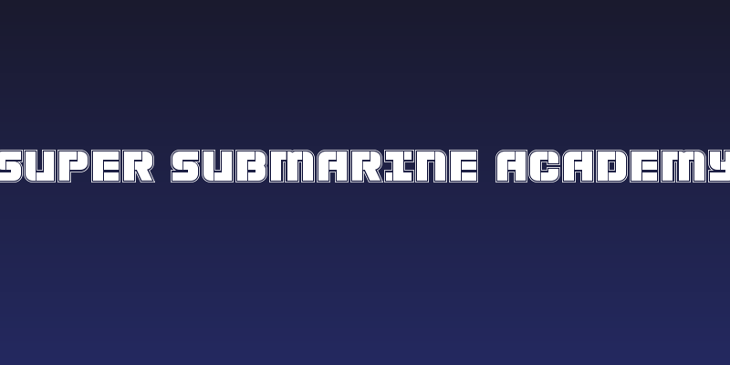 Super Submarine Academy Social Header