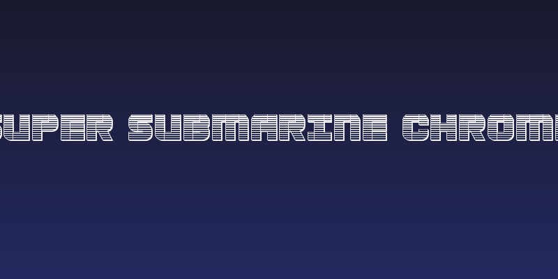 Super Submarine Chrome Social Header
