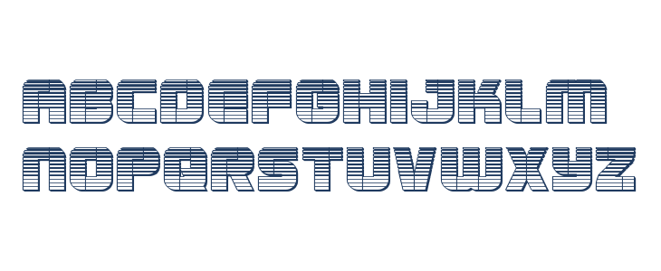 Super Submarine Chrome Lowercase