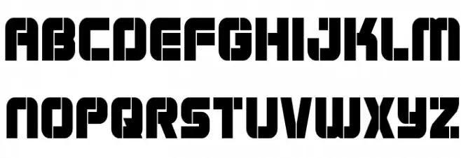 Super Submarine Condensed Fuentes MINÚSCULAS
