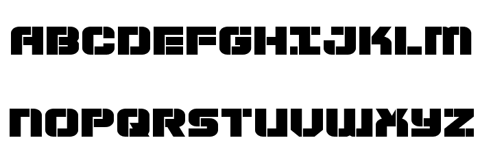 Super Submarine Expanded Font Litere mari