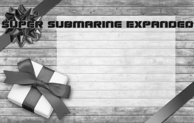 Super Submarine Expanded Font examples