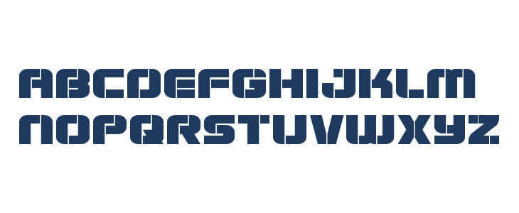 Super Submarine Expanded Lowercase