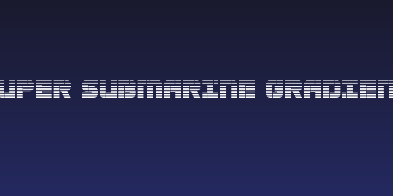 Super Submarine Gradient Social Header