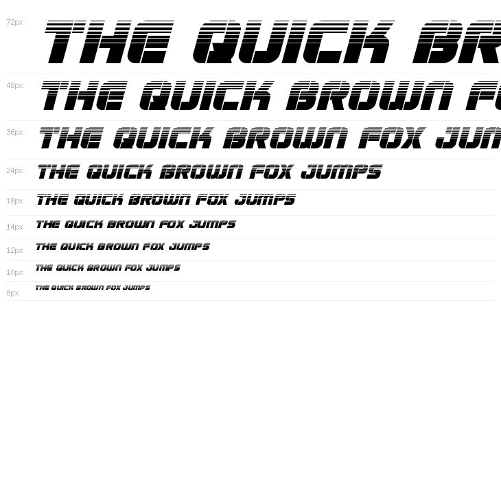 Super Submarine Halftone Italic Waterfall