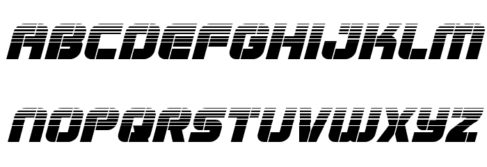 Super Submarine Halftone Italic Font LOWERCASE