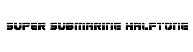 Super Submarine Halftone  Скачать бесплатные шрифты
