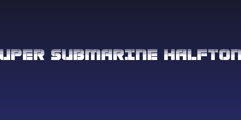 Super Submarine Halftone Social Header