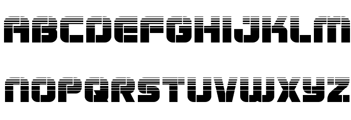Super Submarine Halftone Font LOWERCASE