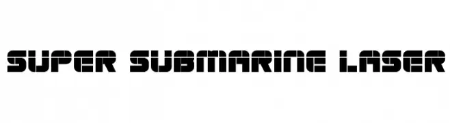 Super Submarine Laser  Descarca Fonturi Gratis