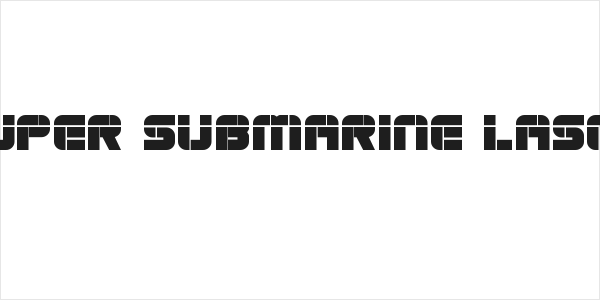 Super Submarine Laser Logo