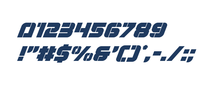 Super Submarine Super-Italic Other Characters