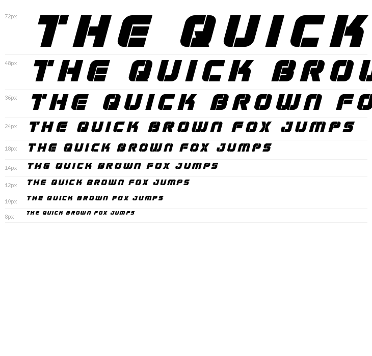 Super Submarine Title Italic Waterfall