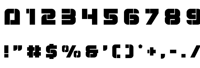 Super Submarine Title Font OTHER CHARS
