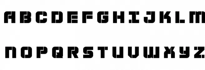 Super Submarine Title Schriftart Groß