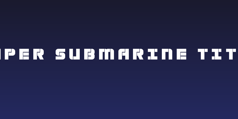 Super Submarine Title Social Header