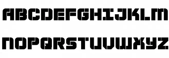 Super Submarine Font UPPERCASE