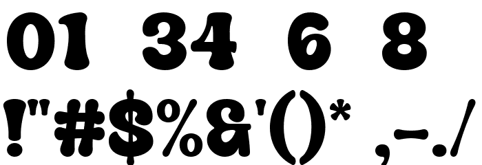 Super Sunday Font OTHER CHARS