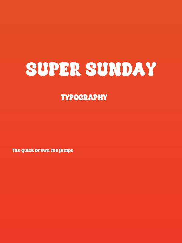 Super Sunday Poster