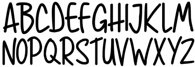 Super Sunrise Font Litere mici