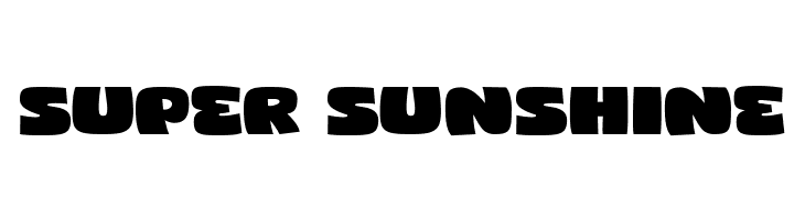 Super Sunshine  Fuentes Gratis Descargar