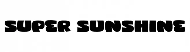Super Sunshine  Frei Schriftart Herunterladen