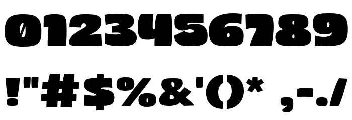 Super Sunshine Font OTHER CHARS