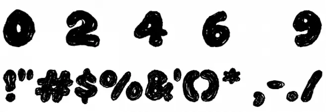 Super Surge Font Alte caractere