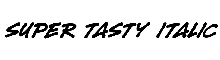 Super Tasty Italic  les polices de caractères gratuit tlcharger