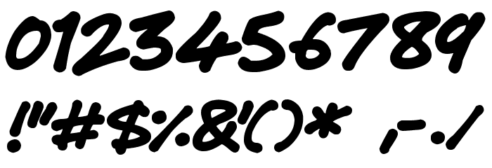 Super Tasty Font OTHER CHARS