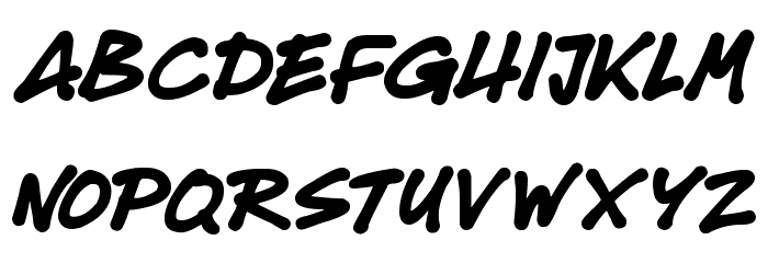 Super Tasty Font LOWERCASE