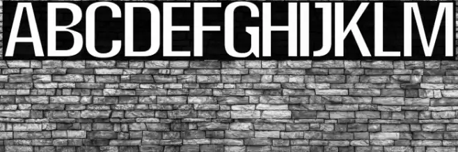 Super Thin Font examples