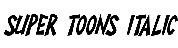 Super Toons Italic Fuentes