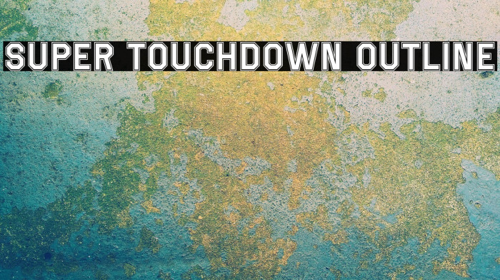 Super Touchdown Outline Example 1