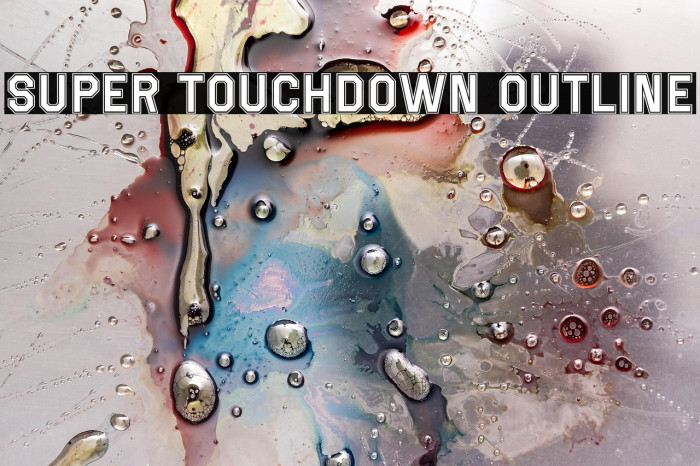 Super Touchdown Outline Example 2