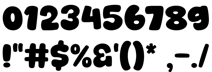 Super Trend Font OTHER CHARS