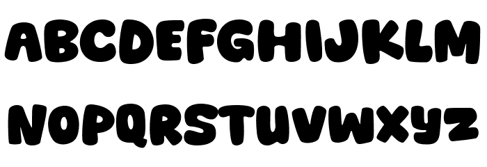 Super Trend Font UPPERCASE