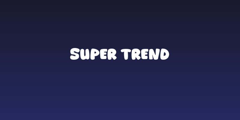 Super Trend Social Header
