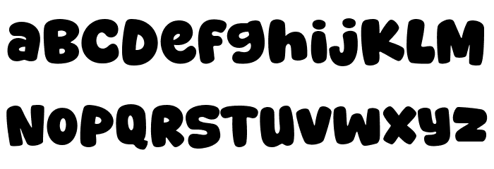 Super Trend Font LOWERCASE