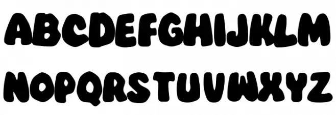 Super Trivia フォント 大文字