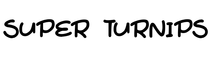 Super Turnips  नि: शुल्क फ़ॉन्ट्स डाउनलोड