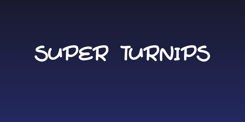 Super Turnips Social Header