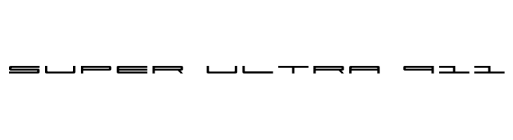 Super Ultra 911  Descarca Fonturi Gratis