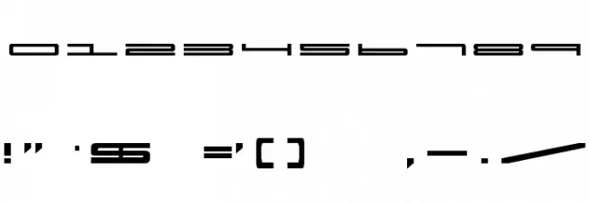 Super Ultra 911 Font OTHER CHARS