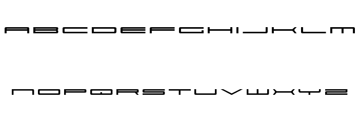Super Ultra 911 Font LOWERCASE
